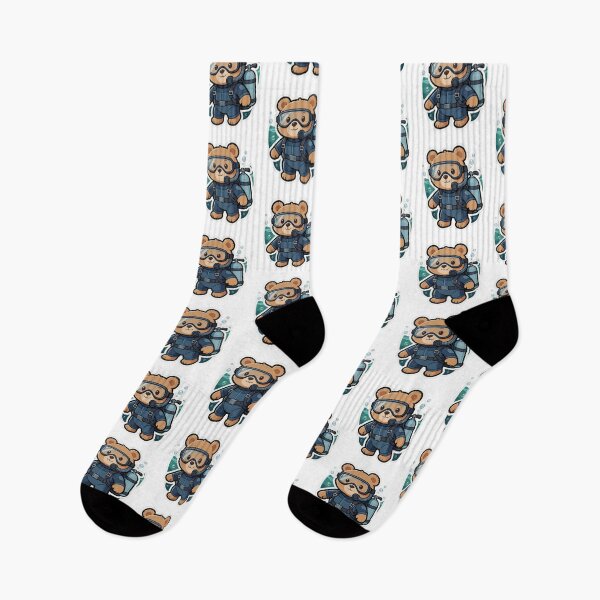 Item preview, Cute Bear Scuba Diver Sticker| Kawaii Underwater Animal Cartoon  designed and sold by carestazafeli.