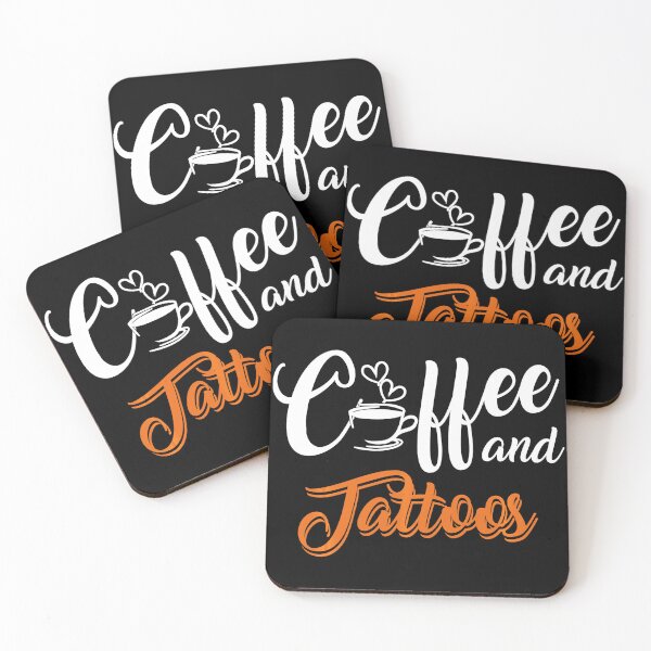 Item preview, Coffee and Tattoos Script Design for Women designed and sold by Modaozushi216.