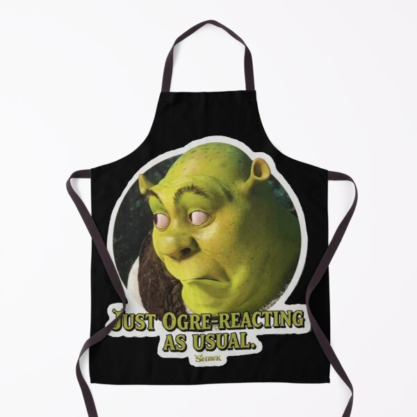 Item preview, Shrek Ogre-Reacting As Usual Funny Parody Sticker designed and sold by ✨ Boss Babe Creations ✨.