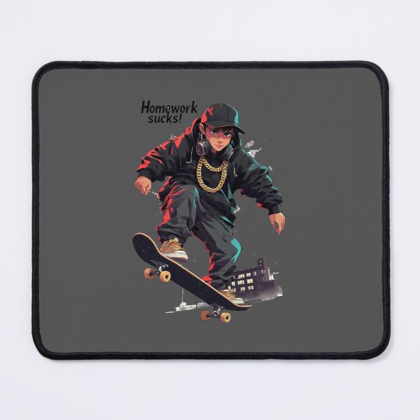 Item preview, SCHOOL OFFLINE | Homework Sucks | Cyber Rebel No.2 designed and sold by Shift-Bloom.