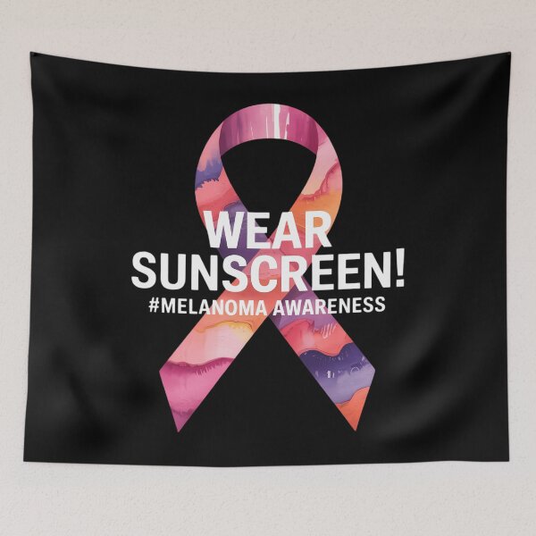 Item preview, Wear Sunscreen Melanoma Skin Cancer Awareness designed and sold by papertaless.