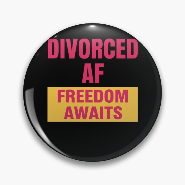 Item preview, Divorce Party Divorced AF Freedom Awaits Finally designed and sold by LuminOrb.