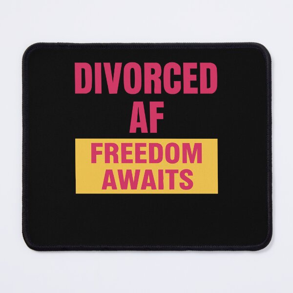 Item preview, Divorce Party Divorced AF Freedom Awaits Finally designed and sold by LuminOrb.