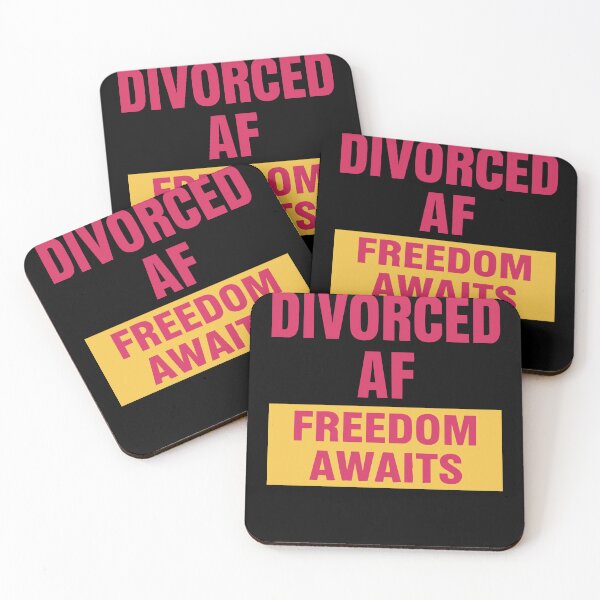 Item preview, Divorce Party Divorced AF Freedom Awaits Finally designed and sold by LuminOrb.