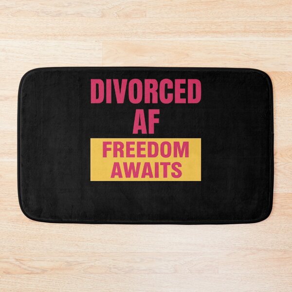Item preview, Divorce Party Divorced AF Freedom Awaits Finally designed and sold by LuminOrb.