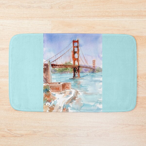 Item preview, Golden Gate Watercolor designed and sold by caracatita75.