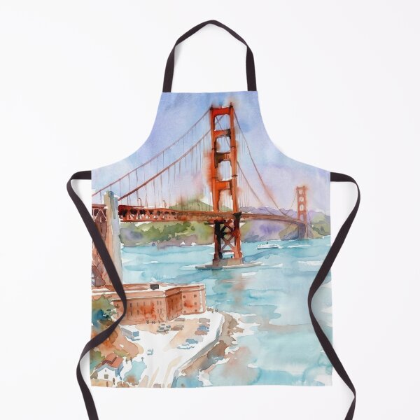 Item preview, Golden Gate Watercolor designed and sold by caracatita75.