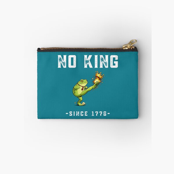 Item preview, No King Since 1776 Frog Shirt Funny Political Protest Design designed and sold by tarzbol.