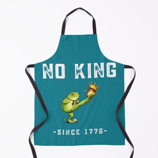 Item preview, No King Since 1776 Frog Shirt Funny Political Protest Design designed and sold by tarzbol.