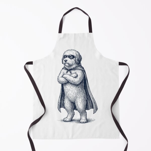 Item preview, Vintage Old English Sheepdog Hero Superhero Dog Lover designed and sold by DoodleTortle.