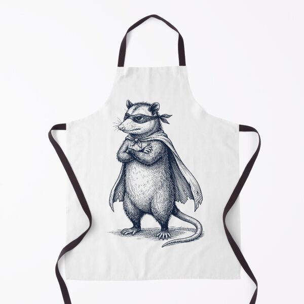 Item preview, Vintage Opossum Hero Superhero Animal Lover designed and sold by DoodleTortle.
