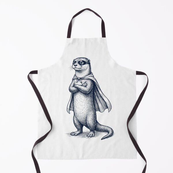 Item preview, Vintage Otter Hero Superhero Animal Lover designed and sold by DoodleTortle.