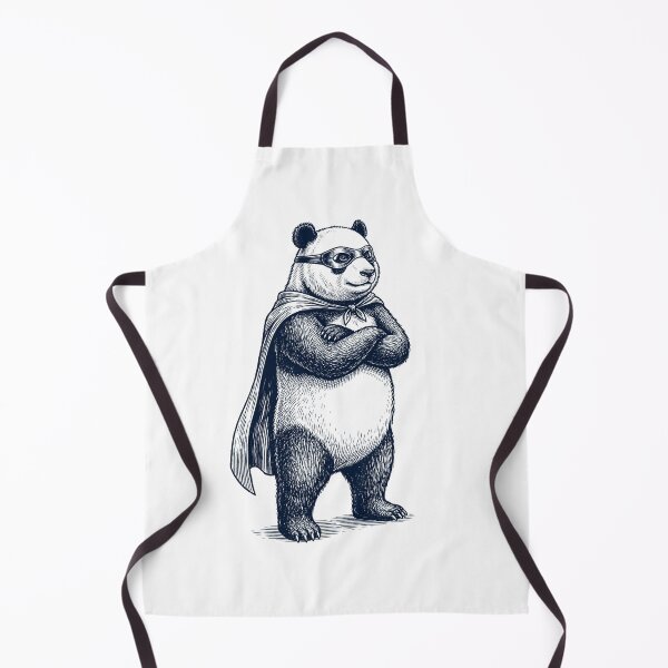 Item preview, Vintage Panda Hero Superhero Animal Lover designed and sold by DoodleTortle.