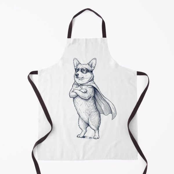 Item preview, Vintage Pembroke Welsh Corgi Hero Superhero Dog Lover designed and sold by DoodleTortle.