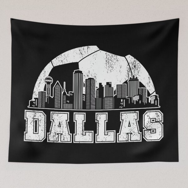 Artikelvorschau, Dallas Skyline Fußballfan entworfen und verkauft von MollyLYork.