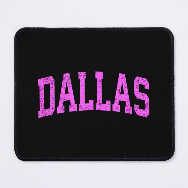 Item preview, Dallas Texas TX Vintage Athletic Sports Pink Design designed and sold by MollyLYork.