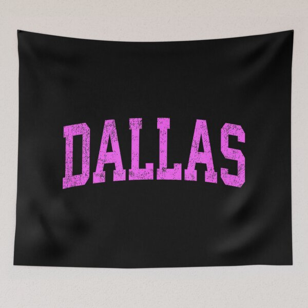 Item preview, Dallas Texas TX Vintage Athletic Sports Pink Design designed and sold by MollyLYork.