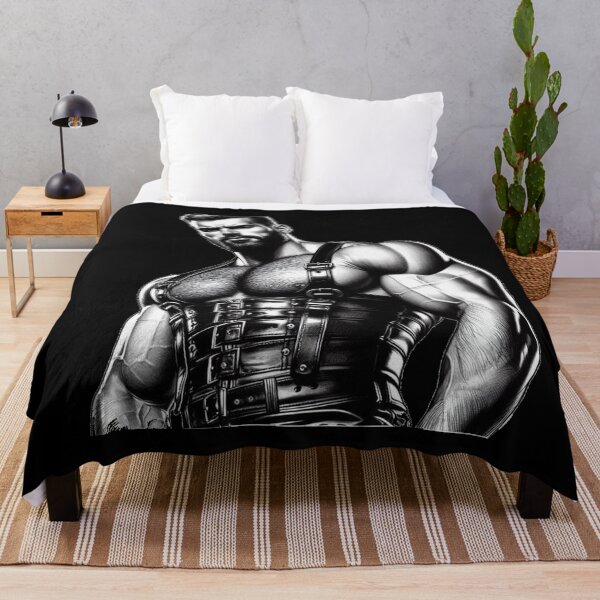 Item preview, Leather Bar Hunks Gay Pride Graphic Art Design designed and sold by ItsAKinkThing.