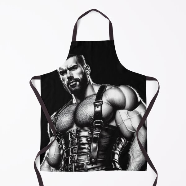 Item preview, Leather Bar Hunks Gay Pride Graphic Art Design designed and sold by ItsAKinkThing.