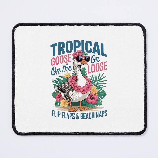 Item preview, Tropical Goose On The Loose Hawaii Summer Vibes Beach designed and sold by Formatage.