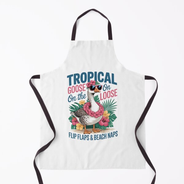 Item preview, Tropical Goose On The Loose Hawaii Summer Vibes Beach designed and sold by Formatage.