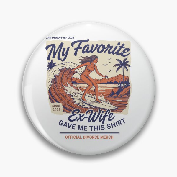 Item preview, Divorce Humor My Favorite Ex Wife Finally Divorced designed and sold by LuminOrb.