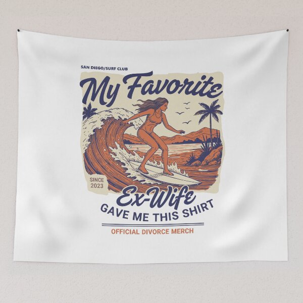 Item preview, Divorce Humor My Favorite Ex Wife Finally Divorced designed and sold by LuminOrb.