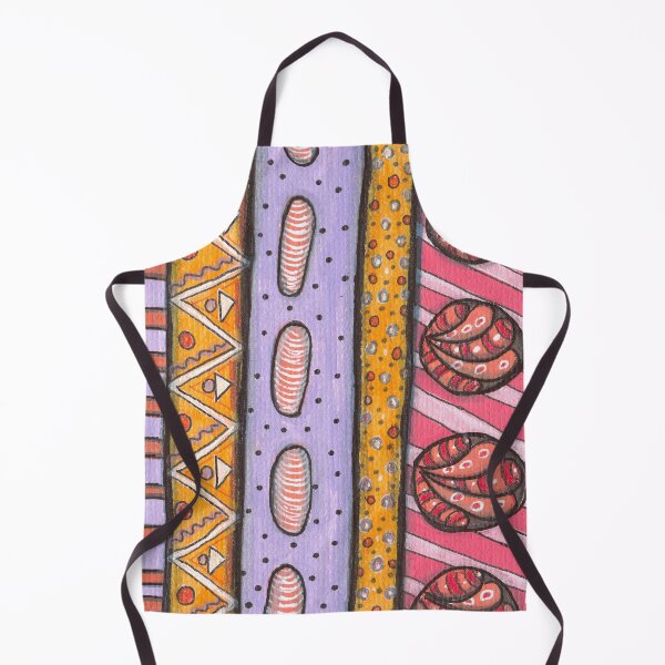 Item preview, Colorful Zentangle Pattern Stripes designed and sold by ColorWander.