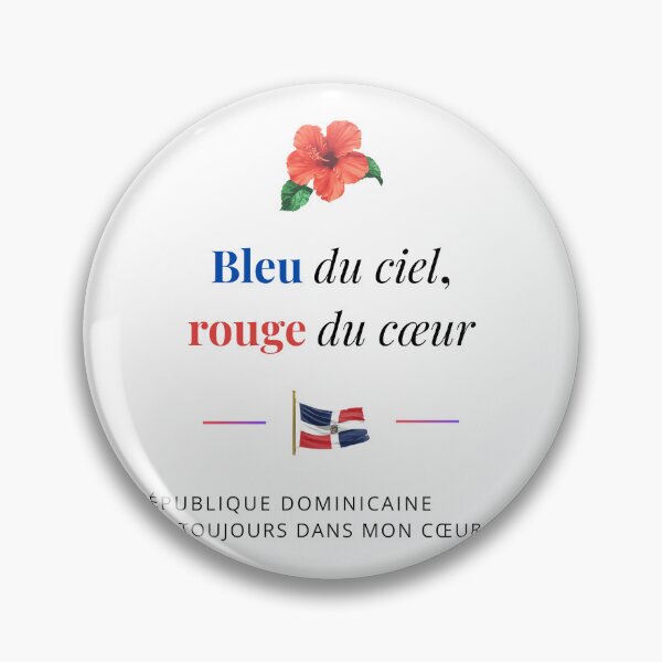 Item preview, Dominican Republic – "Blue of the sky, red of the heart" – Design Hibiscus designed and sold by DIAMVERA.