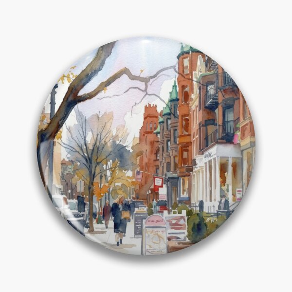 Item preview, Autumn on Newbury Street, Boston designed and sold by caracatita75.