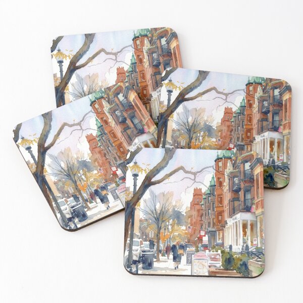 Item preview, Autumn on Newbury Street, Boston designed and sold by caracatita75.