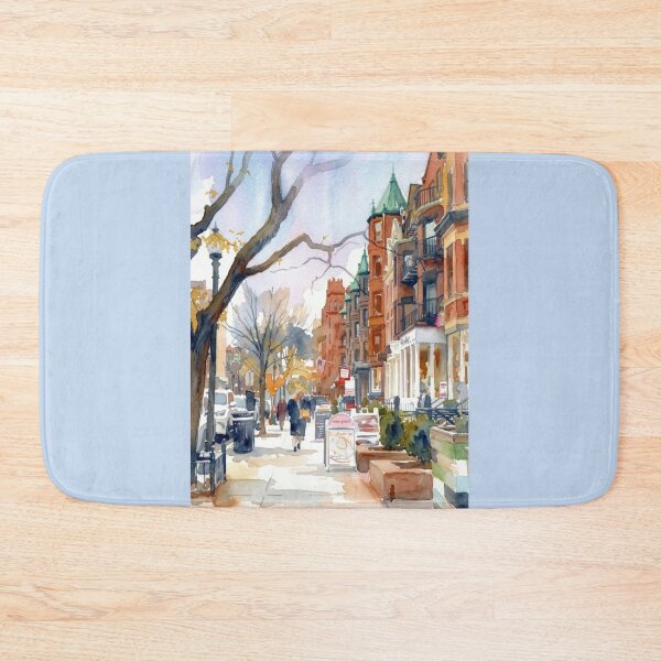Item preview, Autumn on Newbury Street, Boston designed and sold by caracatita75.
