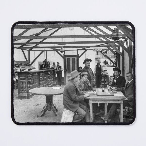 Item preview, Vintage Wild West Saloon Interior California 1900 Photograph designed and sold by TheSoulOfArt.