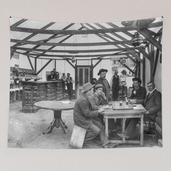 Item preview, Vintage Wild West Saloon Interior California 1900 Photograph designed and sold by TheSoulOfArt.