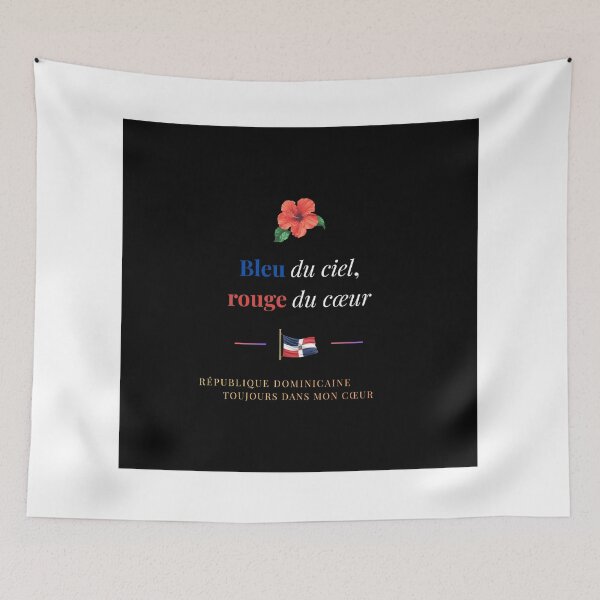 Item preview, Dominican Republic – "Blue of the sky, red of the heart" – Design Hibiscus designed and sold by DIAMVERA.