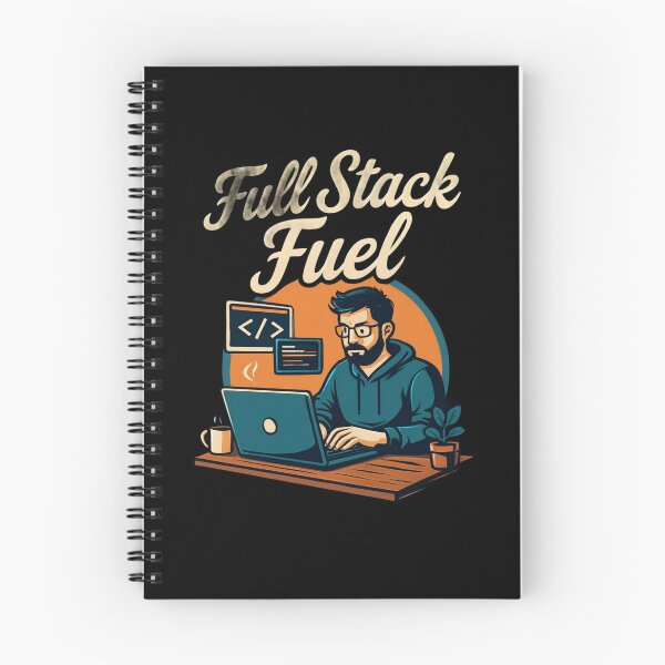 Item preview, Full Stack Developer Coding Art – Programmer Desk Illustration for Software Engineers & Tech Lovers designed and sold by Bright Nest Studio.