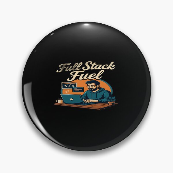 Item preview, Full Stack Developer Coding Art – Programmer Desk Illustration for Software Engineers & Tech Lovers designed and sold by Bright Nest Studio.