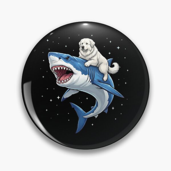 Item preview, Funny Great Pyrenees Shark Dog Mom Dad Lover designed and sold by TerryConnells.