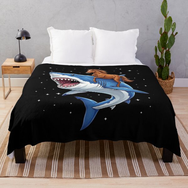 Item preview, Funny Horse Riding Shark Animal Lover designed and sold by TerryConnells.