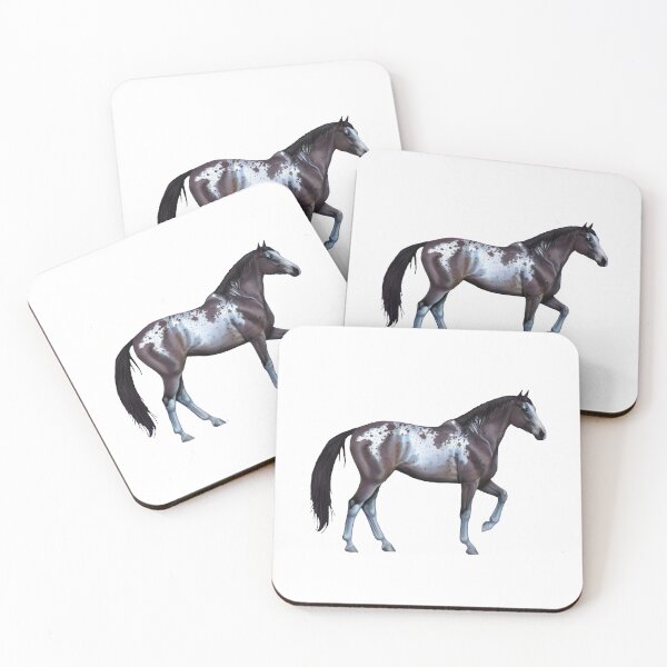 Item preview, Spotted Blanket Appaloosa Horse | Equestrian Art | Bay Roan designed and sold by HA-Design-Kunst.