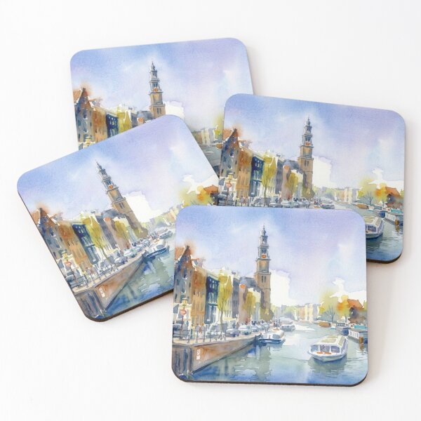 Item preview, Amsterdam Canal Boats designed and sold by caracatita75.
