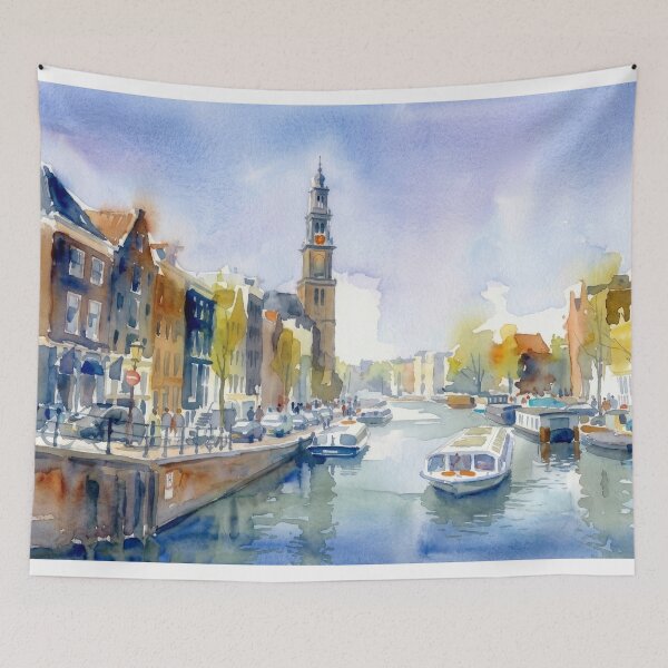 Item preview, Amsterdam Canal Boats designed and sold by caracatita75.