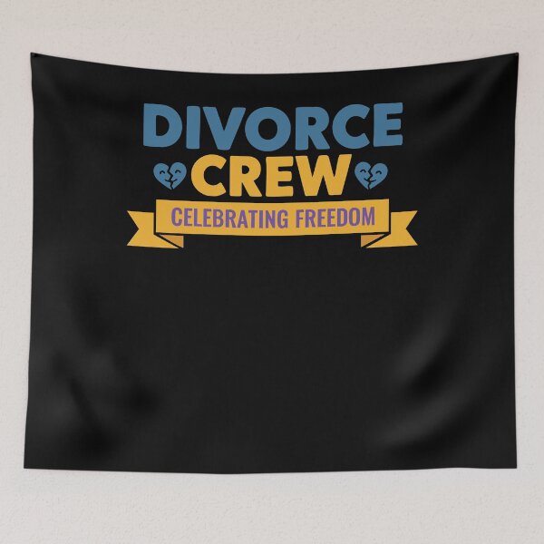 Item preview, Divorce Crew Celebrating Freedom Finally Divorced designed and sold by LuminOrb.