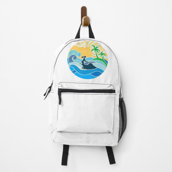 Item preview, Jet Ski Girl and the Sea Summer Design designed and sold by Jaudaux Designs.