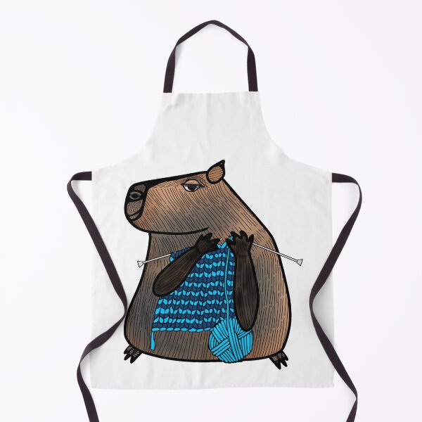 Item preview, Knitting Capybara designed and sold by SnailAndCo.