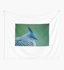 Crested Pigeon Wall Tapestry