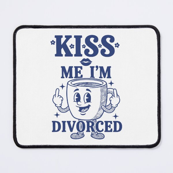 Item preview, Divorce Kiss Me I'm Divorced Funny Divorce Party designed and sold by LuminOrb.