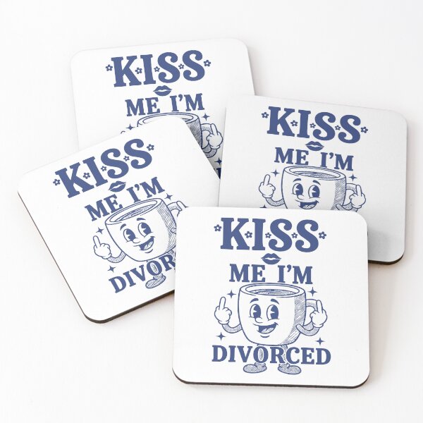 Item preview, Divorce Kiss Me I'm Divorced Funny Divorce Party designed and sold by LuminOrb.
