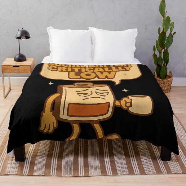 Item preview, Social Battery Critically Low Funny Introvert Coffee Retro designed and sold by JohnVBurks.
