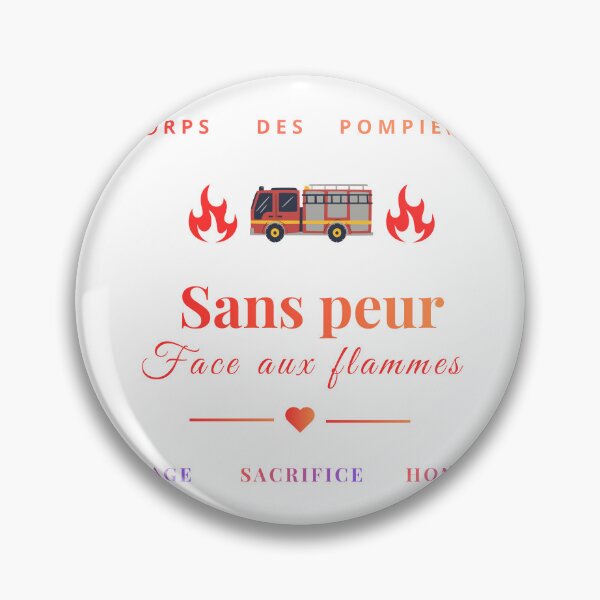 Item preview, Firefighters – "Fearless in the face of flames" – Courage & Honor designed and sold by DIAMVERA.